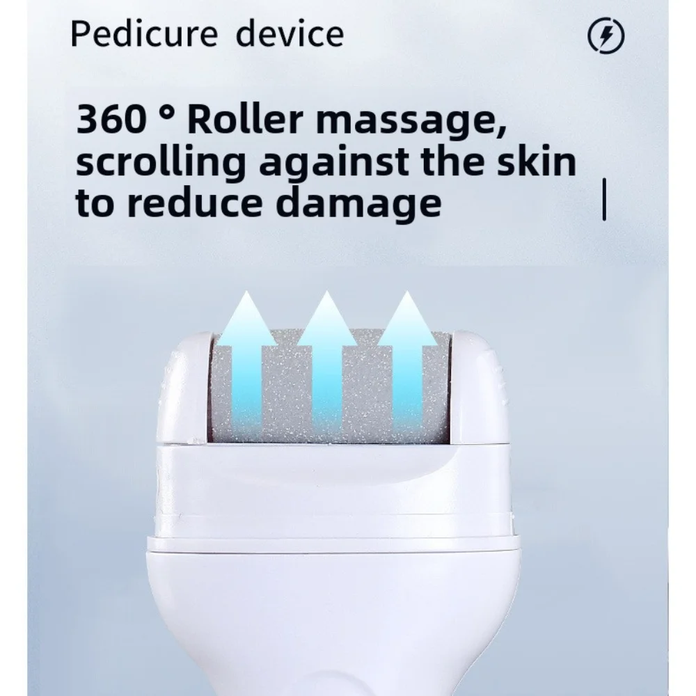 Portable Electric Foot Callus Remover USB Charging Foot Scrubber File Waterproof Foot Filer Pedicure Tool For Dry And Crack Feet