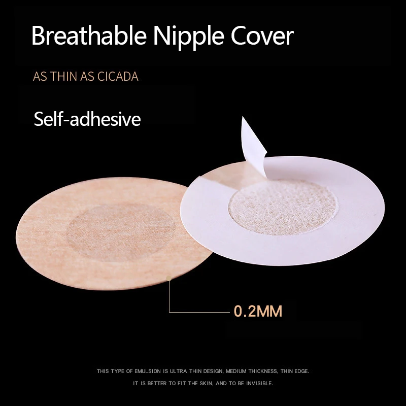 Bulk Women\'s Invisible Nipple Pasties Breast Lift Tape Overlays on Bra Stickers Chest One-off Nipple Covers Pads Accessories