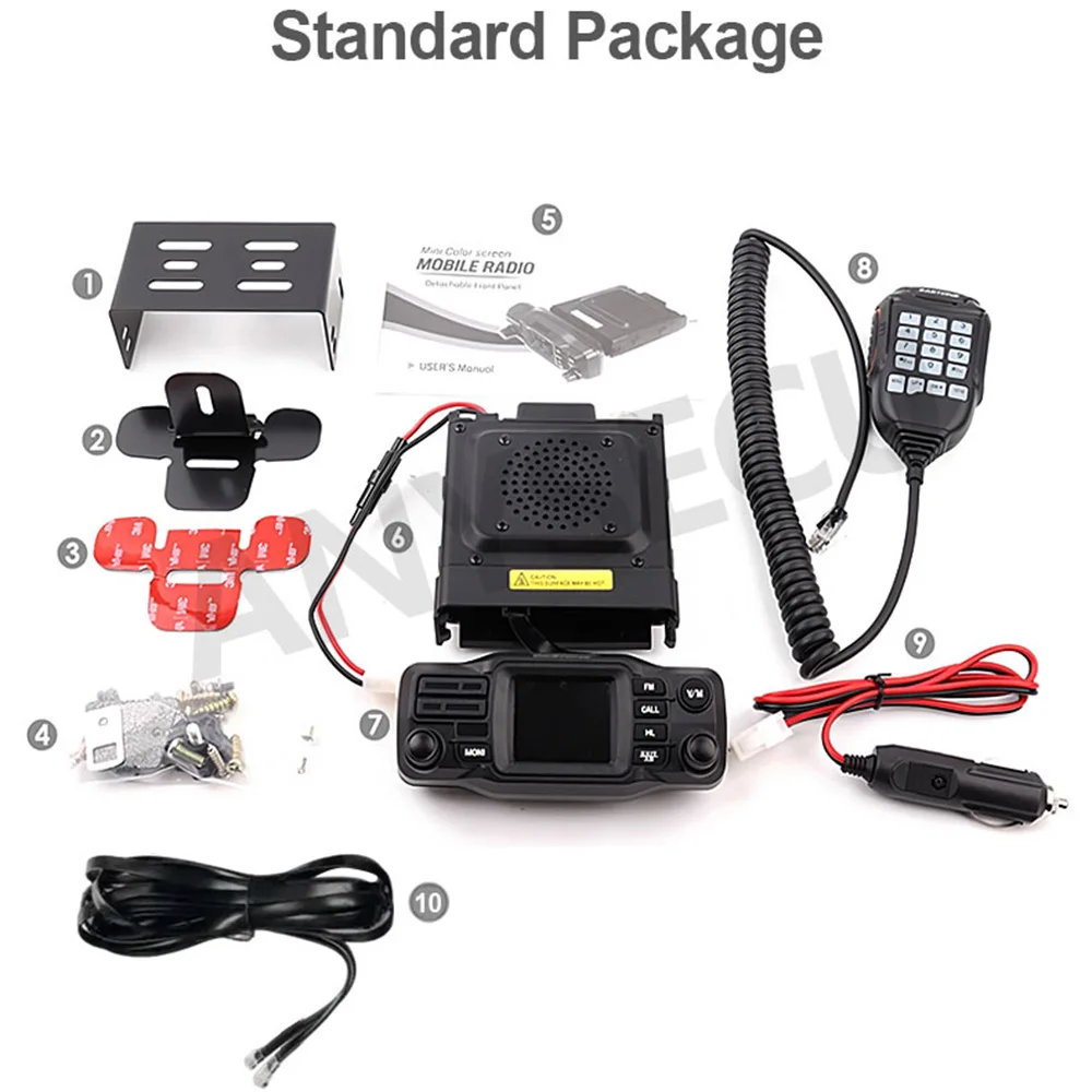 QYT M600 25 واط لوحة منفصلة راديو المحمول مكبر صوت مزدوج تصميم VHF UHF ثنائي النطاق لاسلكي تخاطب