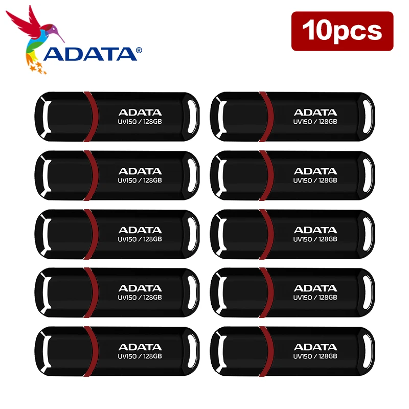 Wholesale USB 3.2 Flash Drive UV150 10 PCS 32GB 64GB Pen Drive for Computer tablets smart TV Max 100Mb/s Memory Stick U Disk