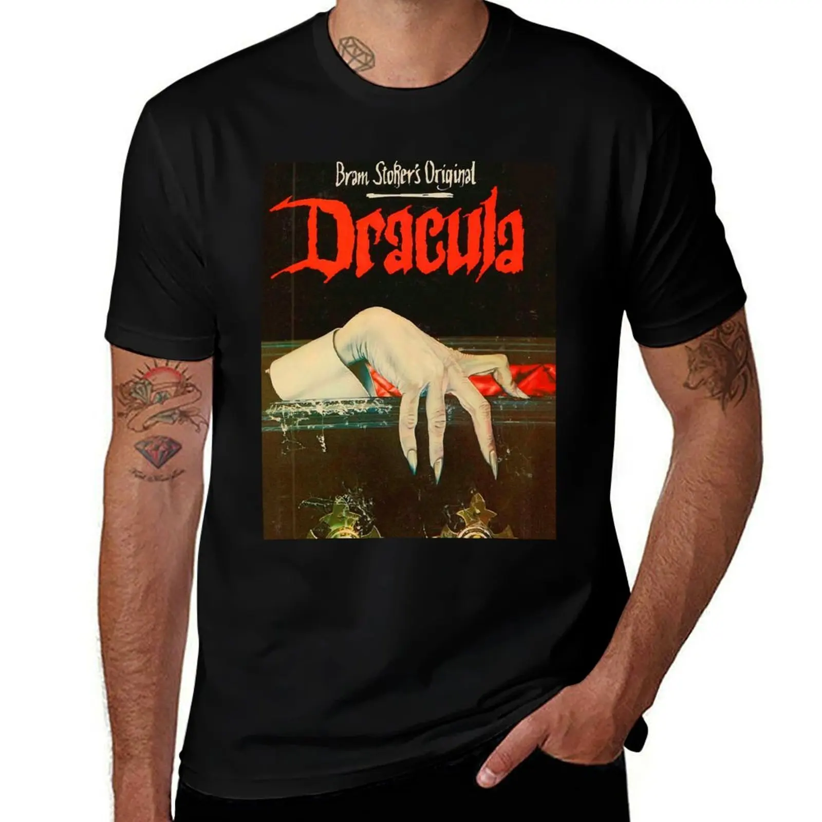 

Bram Stoker Dracula T-Shirt t shirts for man pack cotton t shirts for man graphic vintage man t shirt cotton T-Shirt