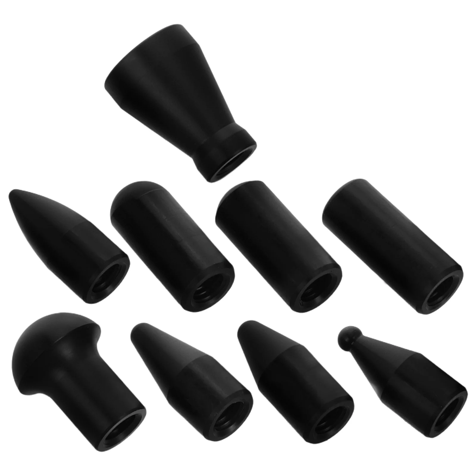 9 Pcs Kit Dent Repair Replacement Head Acorn Remover Car Tools Body Suite Auto Black