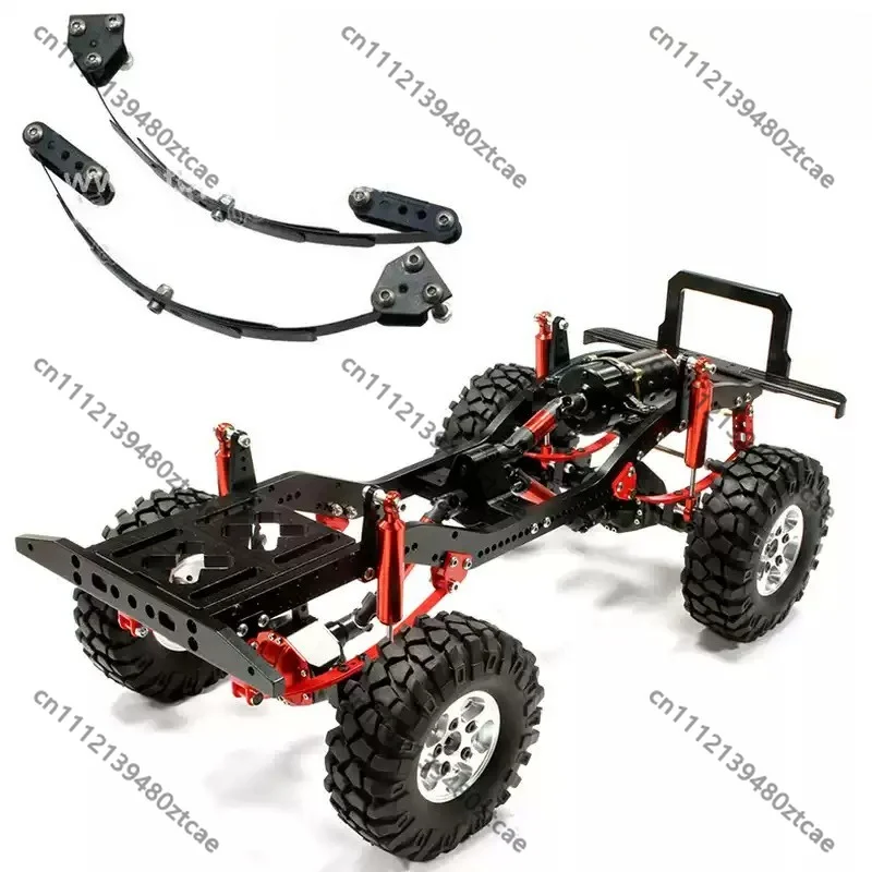 crawler-leaf‑spring-suspension-kit-4‑pcs-flexible-steel-springs-with-hangers-off‑road-truck-chassis-upgrade-modification-part