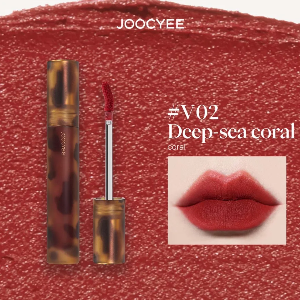 JOOCYEE Velvet Gloss Long-lasting Pigment-rich Velvet matte finish Liquid Lipstick