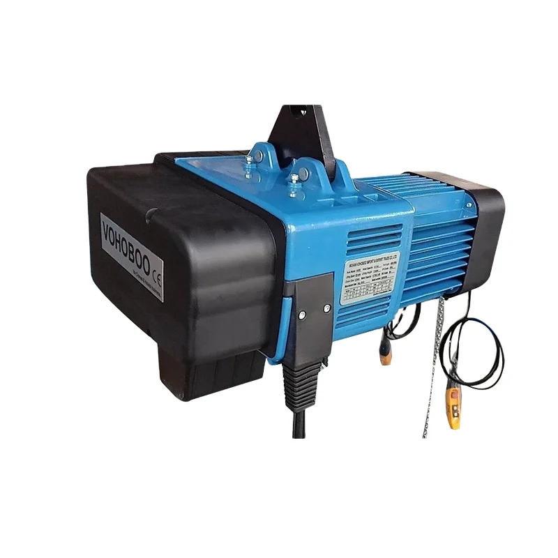 xx-High Quality Double Speed Pendant Control European Type Electric Chain Hoist For Work Shop