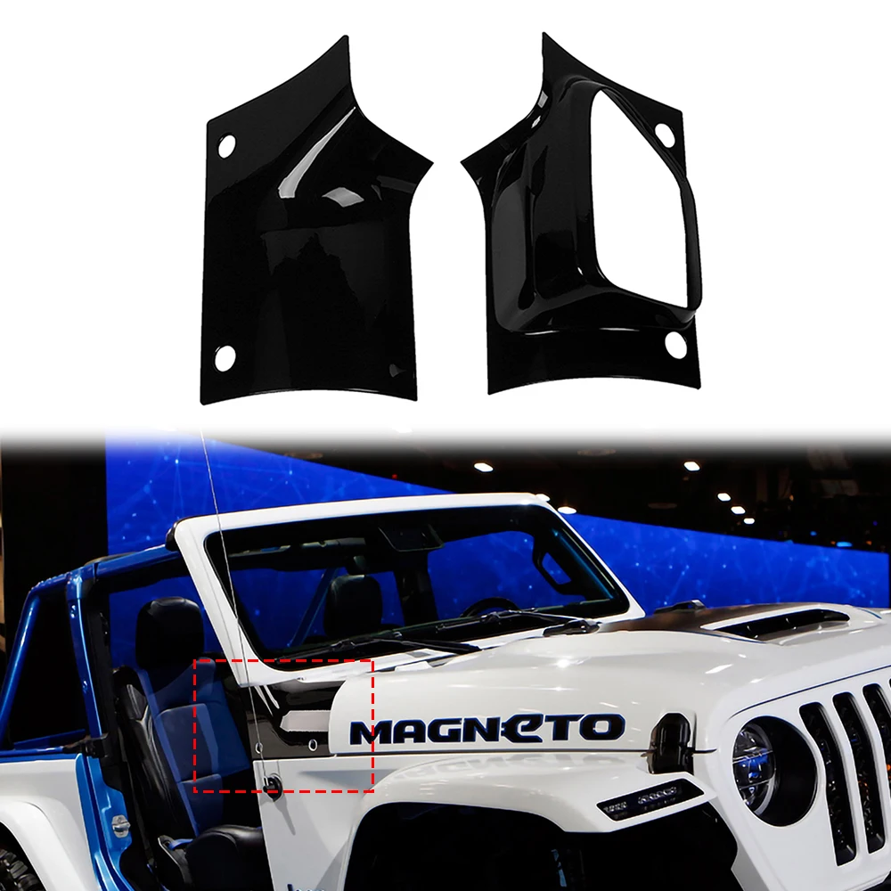 

Car Engine Hood Guards Trim A-pillar Hood Wrap Decoration Cover for Jeep Wrangler JL Gladiator JT 2018-2023 Styling Mouldings