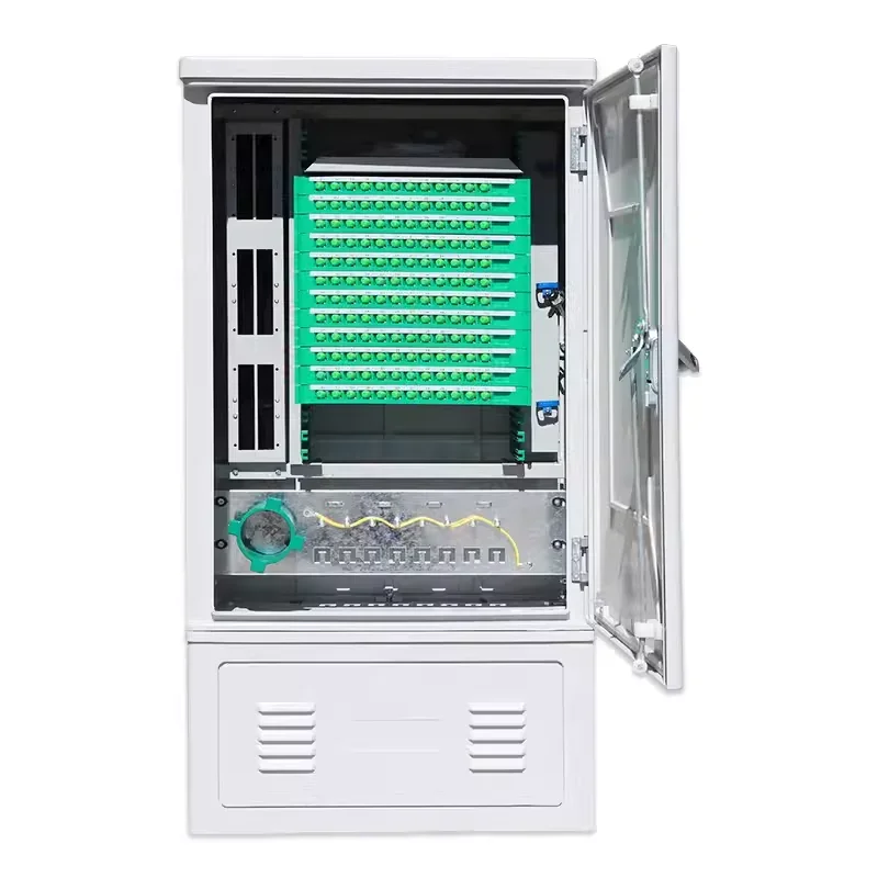 

High Quality Factory Customization FTTH Outdoor Cabinet 144 Core Fiber Optic Cross Connect Cabinet Optical Distribution Cabinet