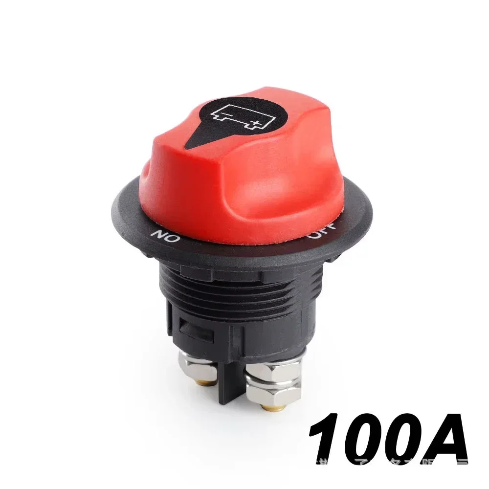 DC 12V 50A 100A 200A 300A Car Rally Battery Switch Disconnecter Power Isolator Cut Off Switch Kit For Truck Car Motorcycle Boat