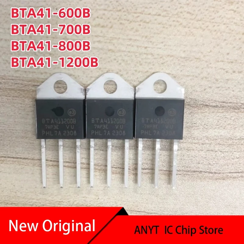 NEW  10PCS/lot  BTA41-700B  BTA41600B BTA41800B  BTA41700B   BTA41 600B 800B BTA41-600B BTA418008 BTA416008    100%   TO-3P