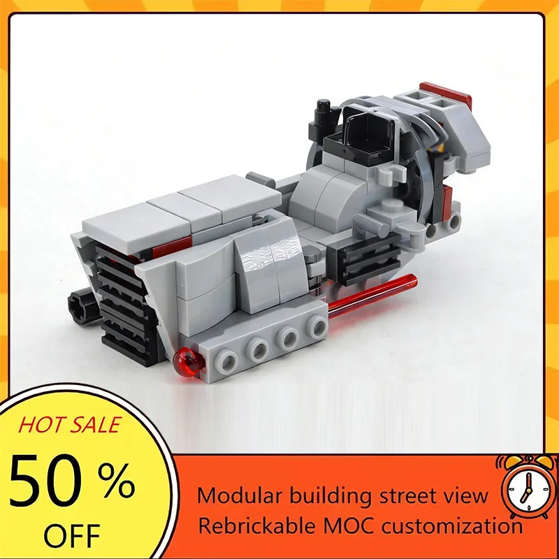 

Набор из 90 деталей: популярная модель космического корабля из фильма «Звездные войны», модульный конструктор MOC, технологичный подарок, праздничный набор для сборки, детский игровой комплект