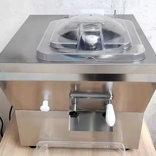 Máquina Eléctrica para Helados de Alta Capacidad, Máquina para Helados Caseros de un Solo Sabor, Sabor Fresa Oreo