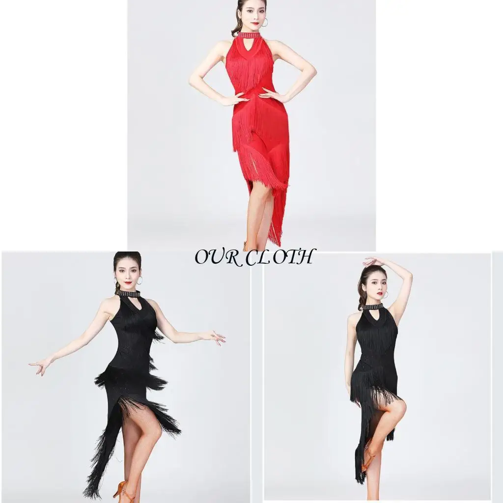 

Sequined Performance Dress для латинского танце