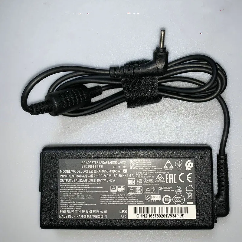 Imagem -02 - Carregador Adaptador ac Original Fonte de Alimentação para lg Gram 15z970 14z980c 17z970 13z990 Wa48b19fs Pa1650-43 Da-48f19 Ads-48ms-192