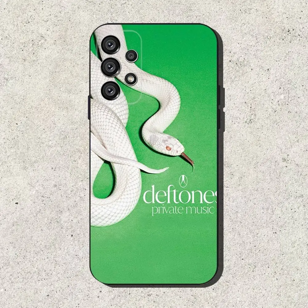 Private Music D-Deftones Phone Case For Samsung S25,S24,S21,S22,S23,S30,Ultra,S20,Plus,Fe,Lite,Note,10,9,5G Black Cover