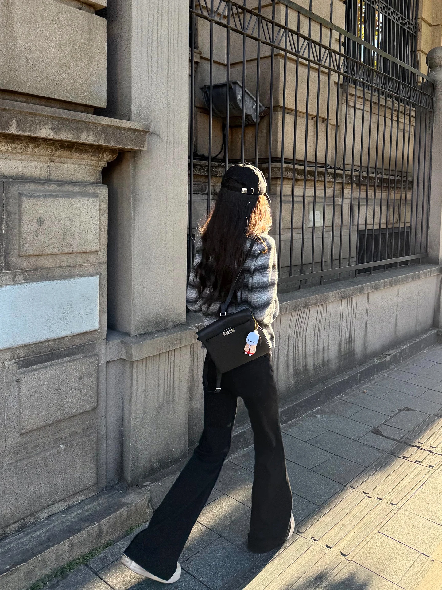 

Джинсы Cuitcuit Commuter с высокой талией, облегающие джинсы, женские длинные брюки-клеш с черной талией, джинсовые брюки Gold Ratio