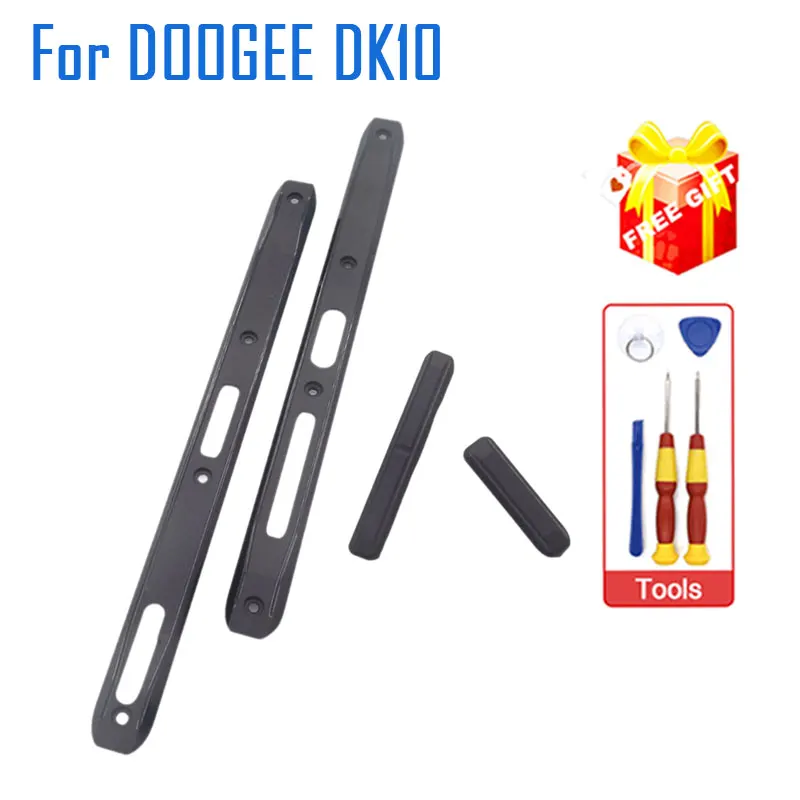 Original DOOGEE DK10 Left and Right Decoration Parts Middle Metal Volume Custom Button Accessories For DOOGEE DK10 Smart Phone