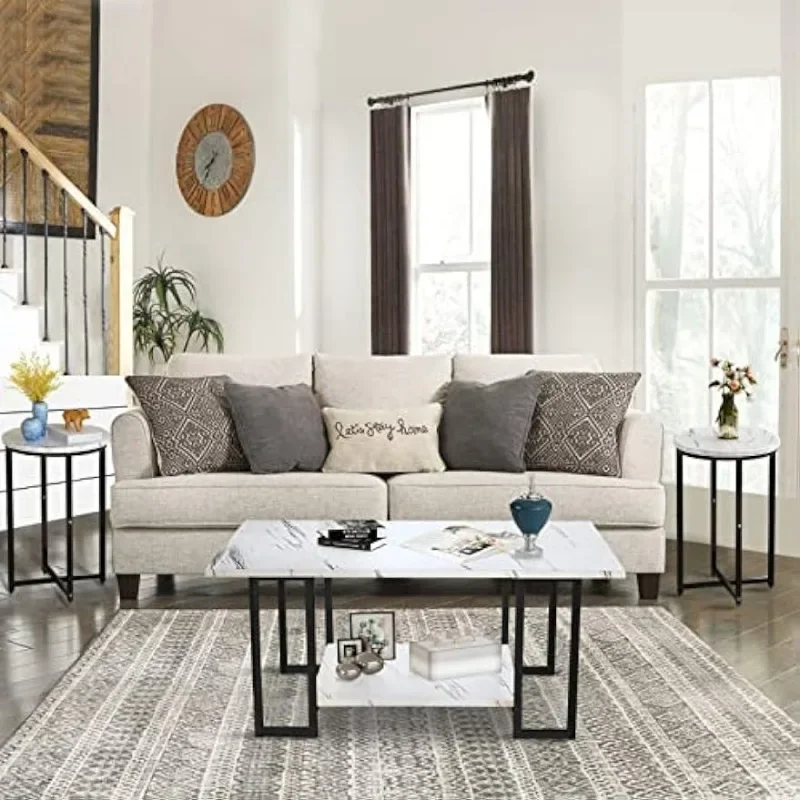 Coffee Cup Set com Redondas Final, Metal Canecas, 2 Copos Café, Casa e Café