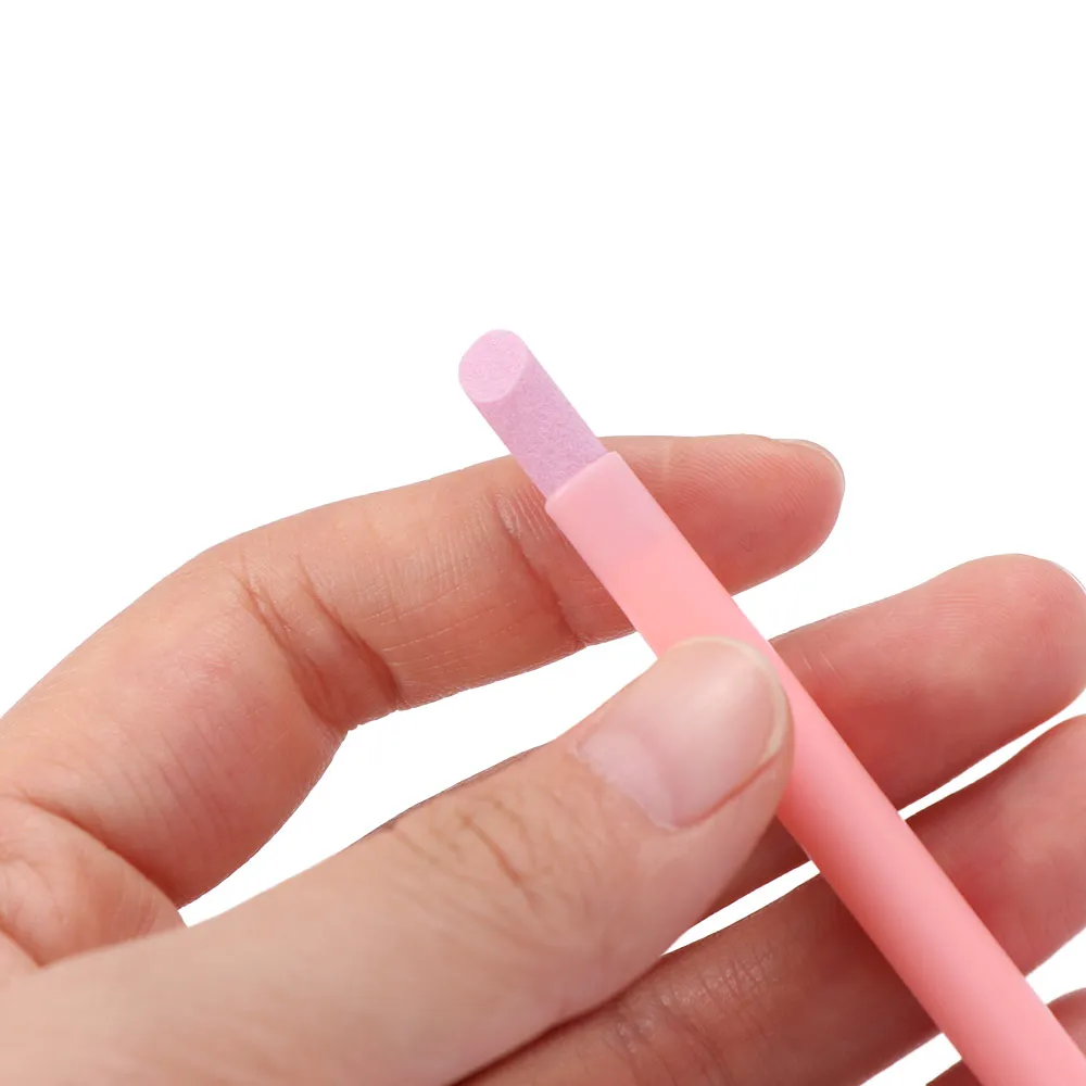 Professional Lightweight Nail File Rods Portable Quartz Stone Scrub Cuticle Pusher Handy Use Dead Skin Remover Manicure