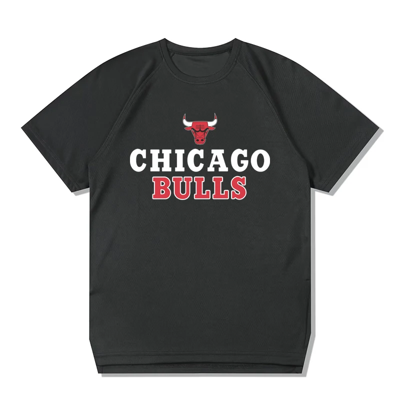 

American Short Sleeved T-shirt Shooting Training Clothes Sports T-shirt Basketball Clothes Loose Fit Fitness Men's T-shirt