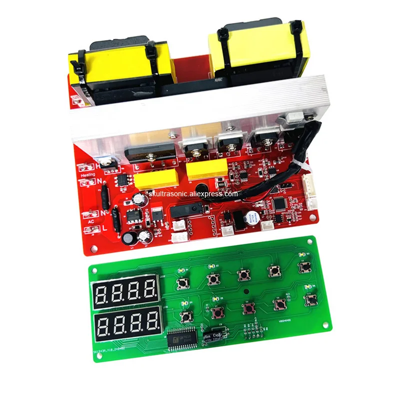

28khz 40khz 600W Pulse Ultrasonic Generator PCB Board For 30L Time Adjust Degas Lab Medical Industrial Ultrasonic Cleaner