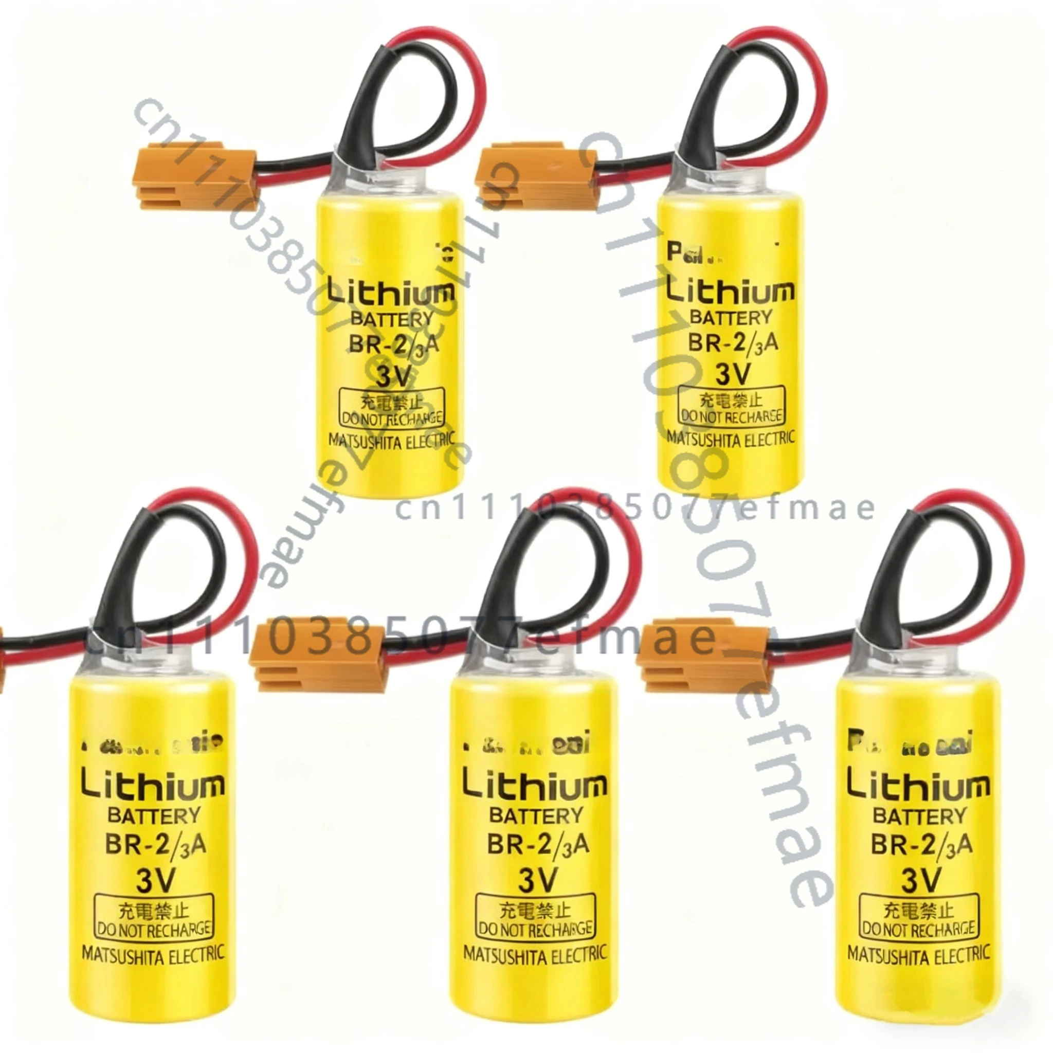 

(5-Pack) 3V 1600mAh BR-2/3A Lithium Battery Replacement for Panasonic BR-2/3ASSP Battery