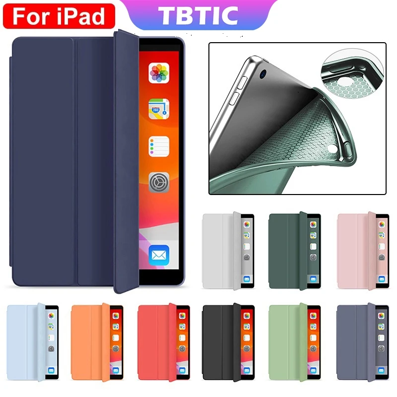 TBTIC tablette pour IPad étui Air 5 4 10.9 Pro 11 10th Funda 9th 8th 7th génération 10.2 6th 5th 9.7 Mini 6 5 4 Air 3 10.5 couverture