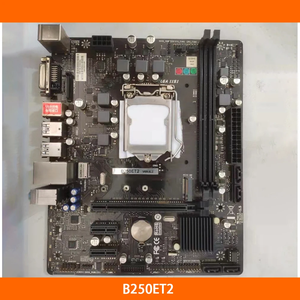 

For BIOSTAR B250ET2 B250 LGA 1151 Micro ATX DDR4 Desktop Motherboard Original Quality