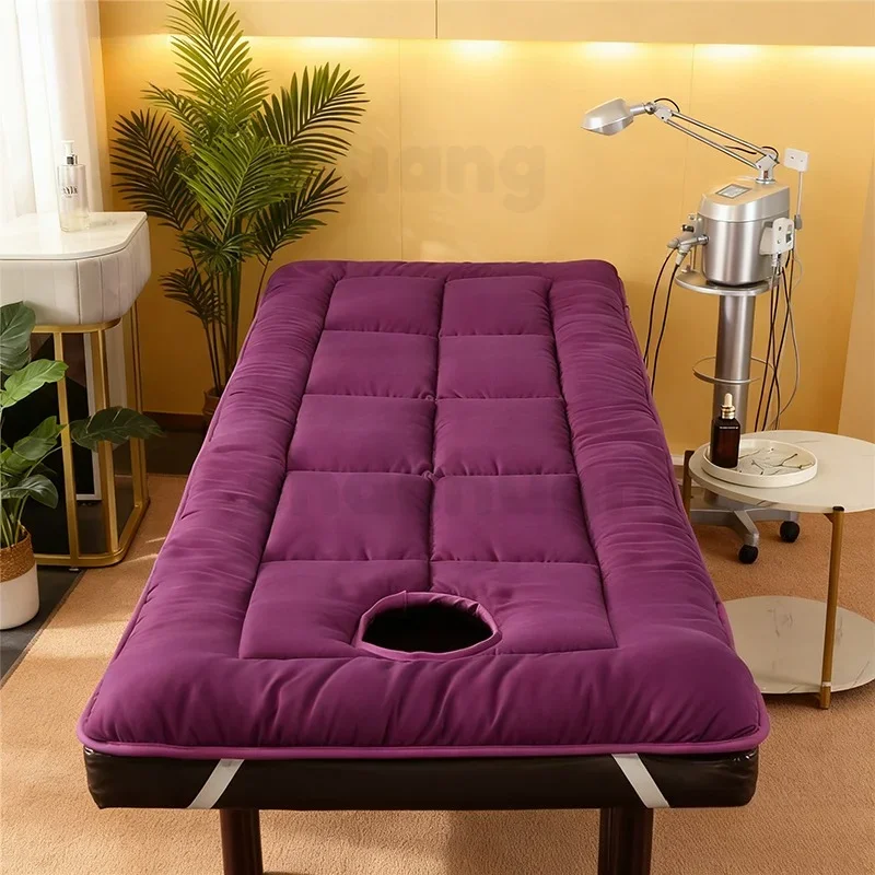 Verdickte Schönheitssalon-Matratze, rutschfeste Massagetischunterlage mit Gesichtsloch, wasserdichte Abdeckung in Krankenhausqualität für den professionellen SPA-Nutz – Detail 13
