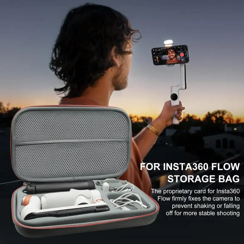 Portable Bag For Insta360 Flow Storage Bag For Insta360 Flow Portable Shoulder Bag Handheld Gimbal Accessory