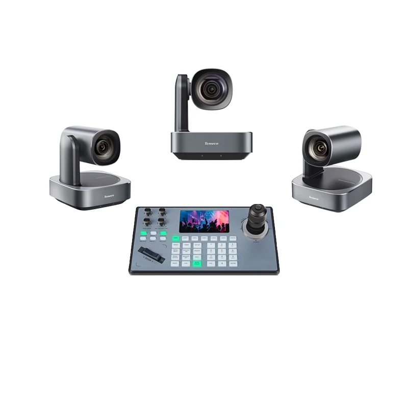 Live Streaming System 4K Ptz Conference Cameras 12X Zoom NDI Conference Camera 4k Ultra Joystick Controller For Ptz Camera