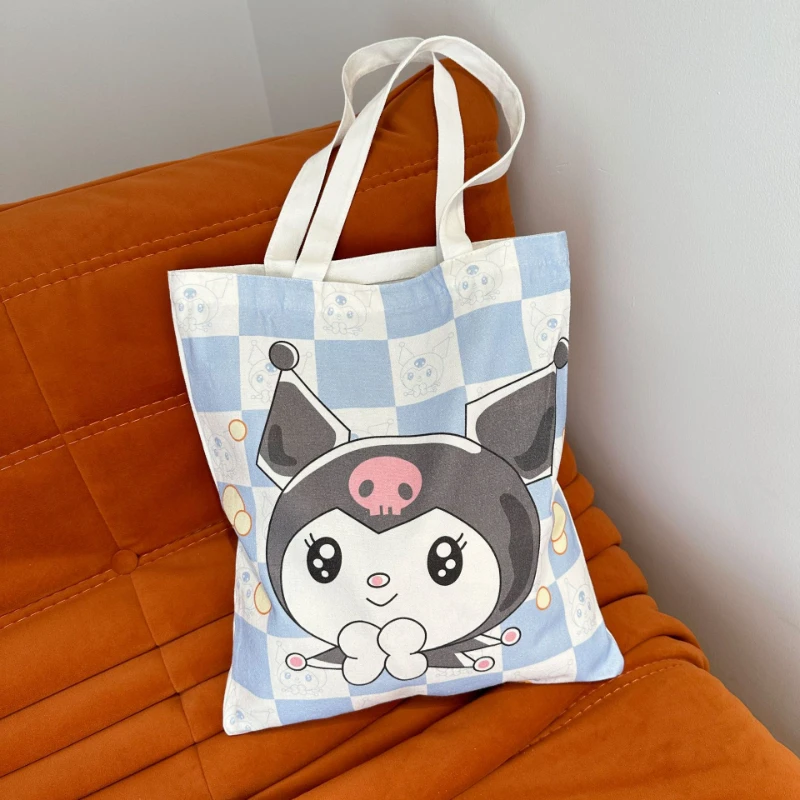 New Large-capacity Sanrio Handbag, Versatile Kawaii Shopping Bag, Girly Heart, Casual and Environmentally Friendly Handbag