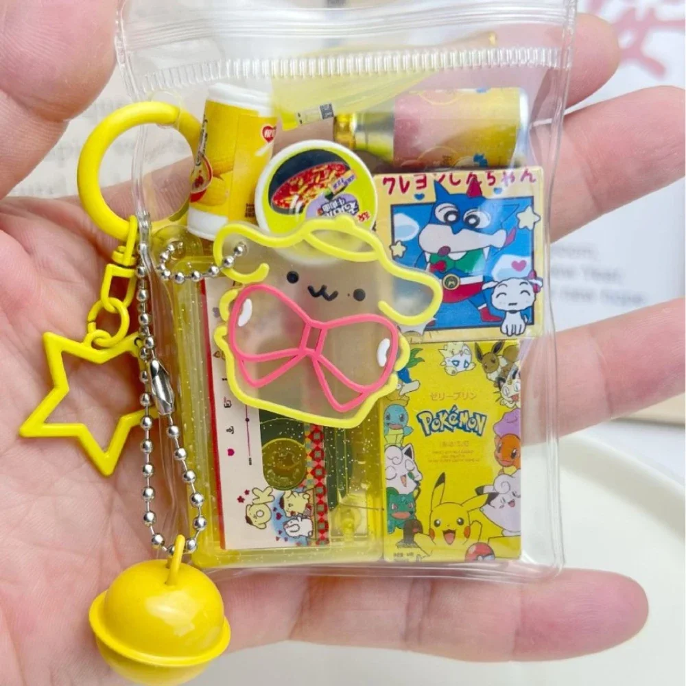 random contents Creative Mini Food Toys Capsule Machine Keychain Bag Fun Personalized Keychain Pendant Gifts for Friends