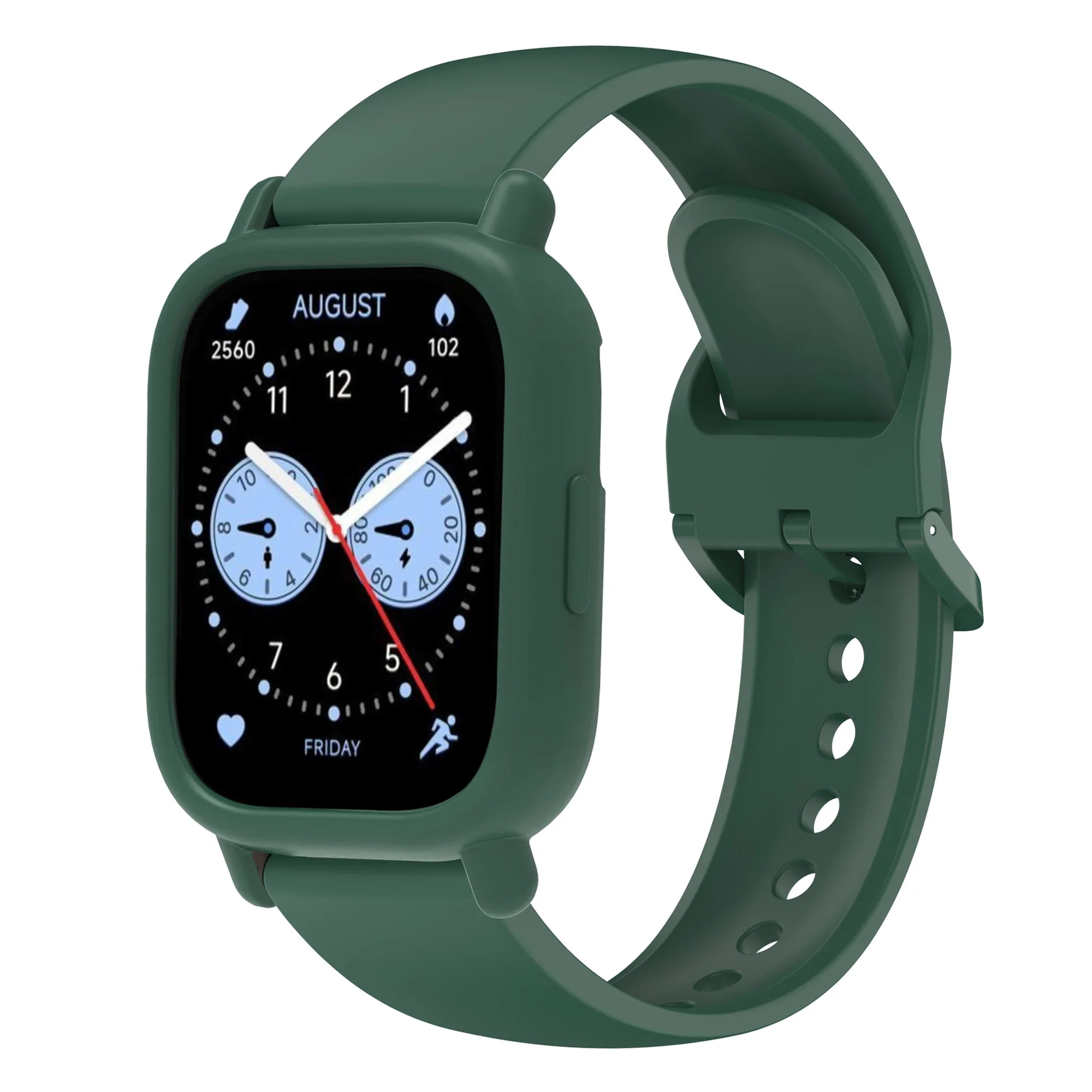 Silicone Strap+Protective Case For Redmi Watch 5 Lite Smart Watch Band