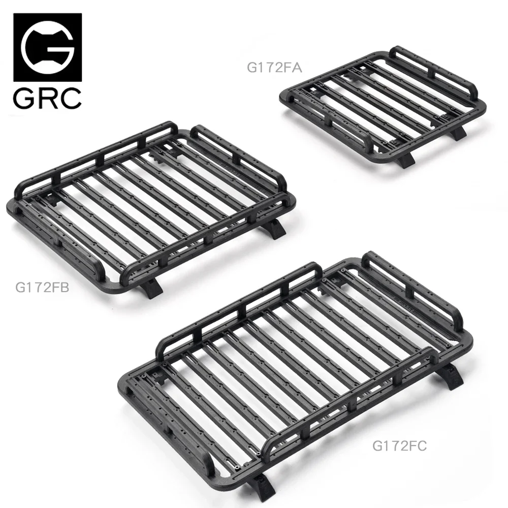 GRC 1/10 Multifunctional Roof Platform Luggage Rack for RC Crawler TRX4 Defender Bronco SCX10 JK RC4wd D90 D110 MST #G172FA/B/C