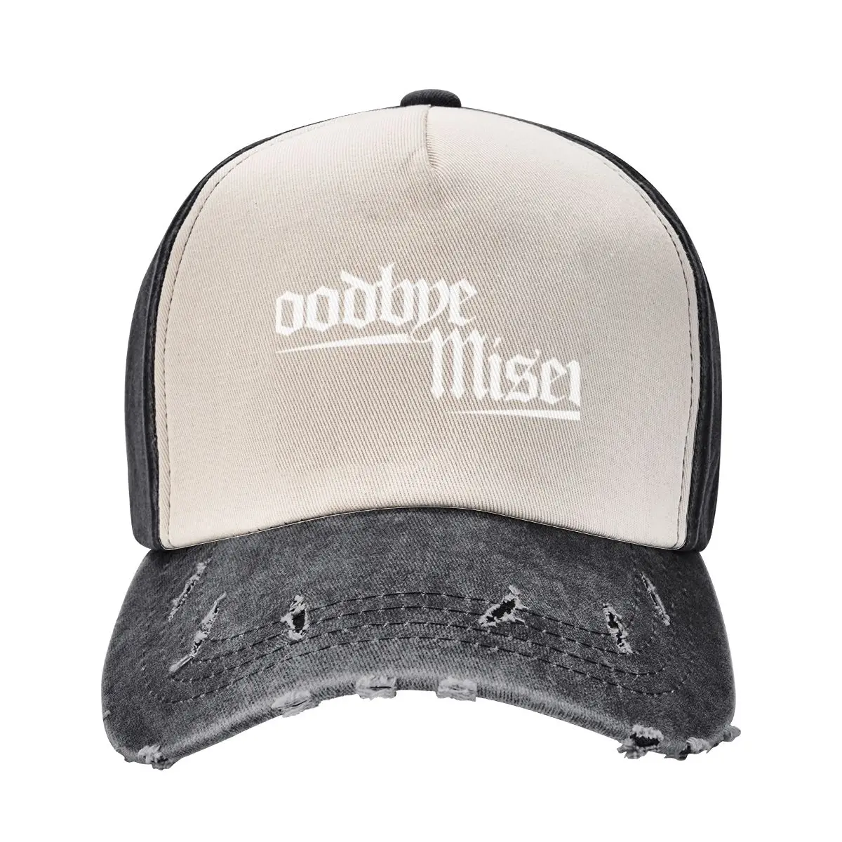

Goodbye Misery Logo (White) Baseball Cap Vintage Trucker Hat Winter hat Unique hats Men Caps Women's
