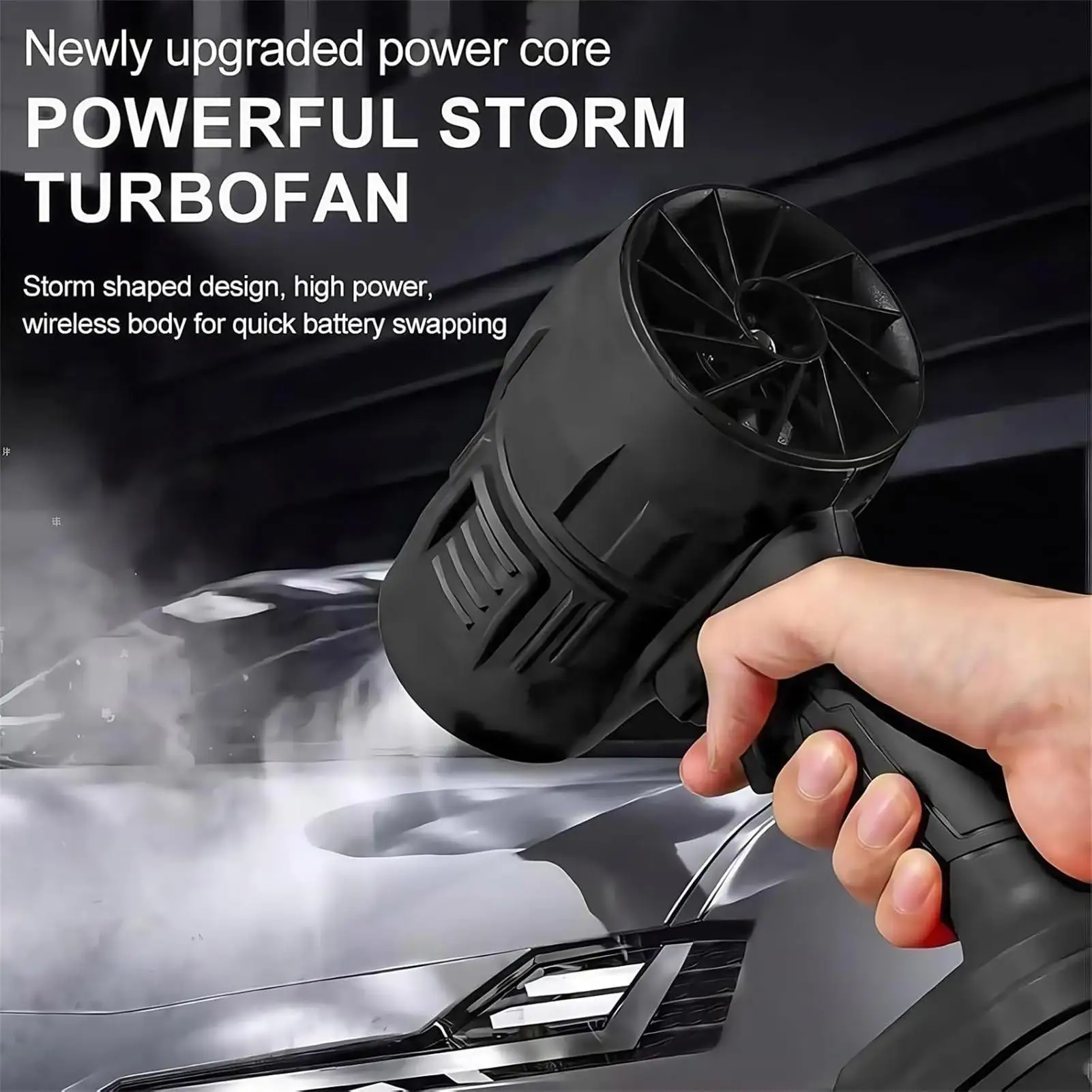 

Blower Cordless Powerful Turbo Duster Variable Speed Portable Leaf Blower With Battery And Charger For Driveway Garden Home Yard