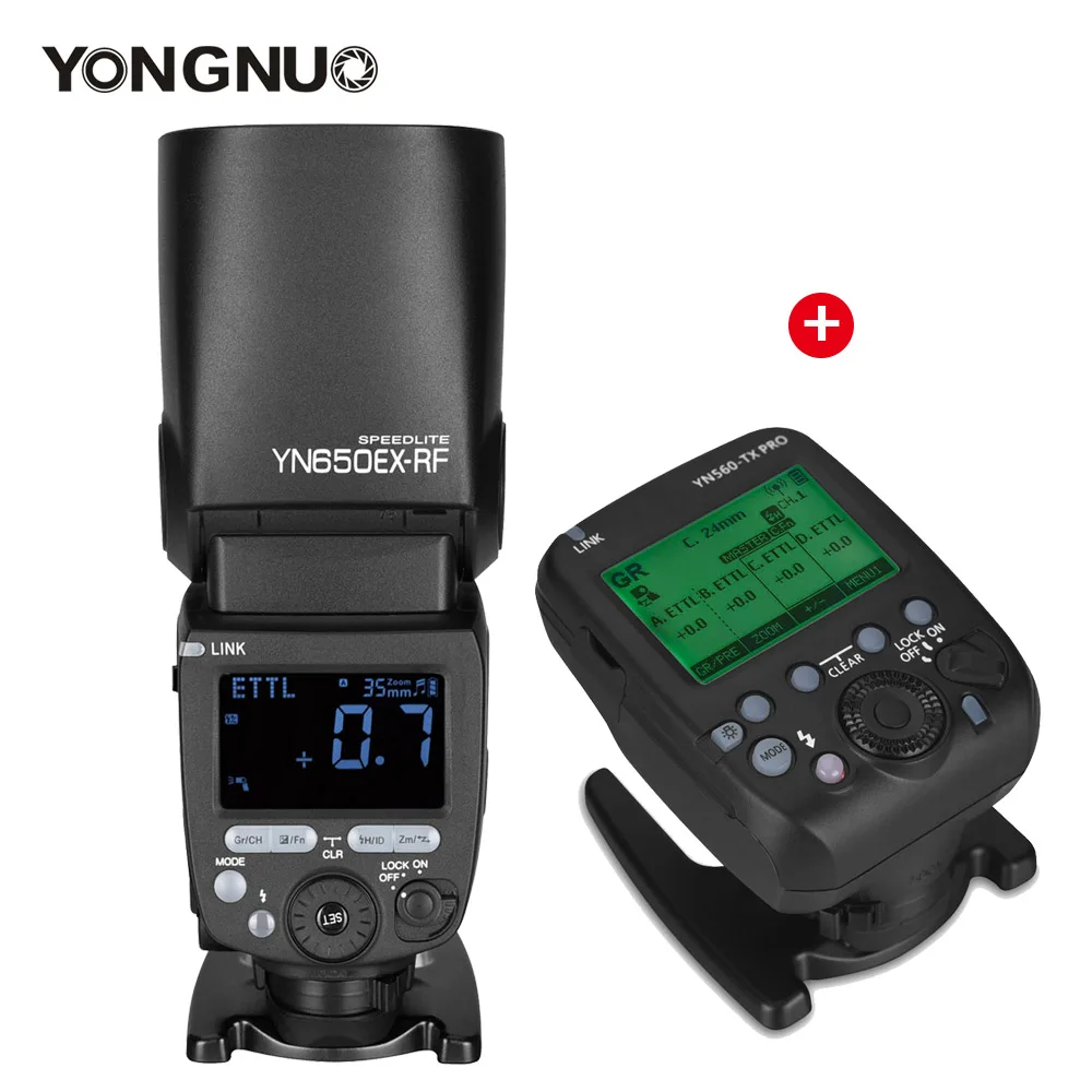 Yongnuo YN650EXRF Беспроводная вспышка Speedlite GN60 24 шт. Светодиодная лампа с бусинами TTL HSS Master Slave Flash для камеры Canon R5 R6 1DX DSLR