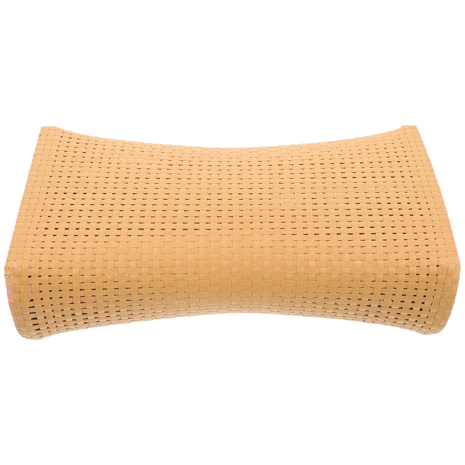 Bathtub Pillow Woven for Seniors Cervical Summer Pillows Simulation Rattan Neck Rest Home Supplies Room