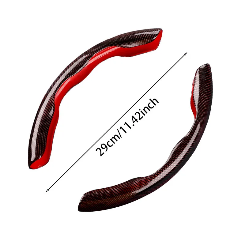 3 قطع من غطاء عجلة قيادة السيارة منقوش على شكل بيثون، مضاد للانزلاق، رفيع للغاية، آمن، أغطية عجلة قيادة عالمية