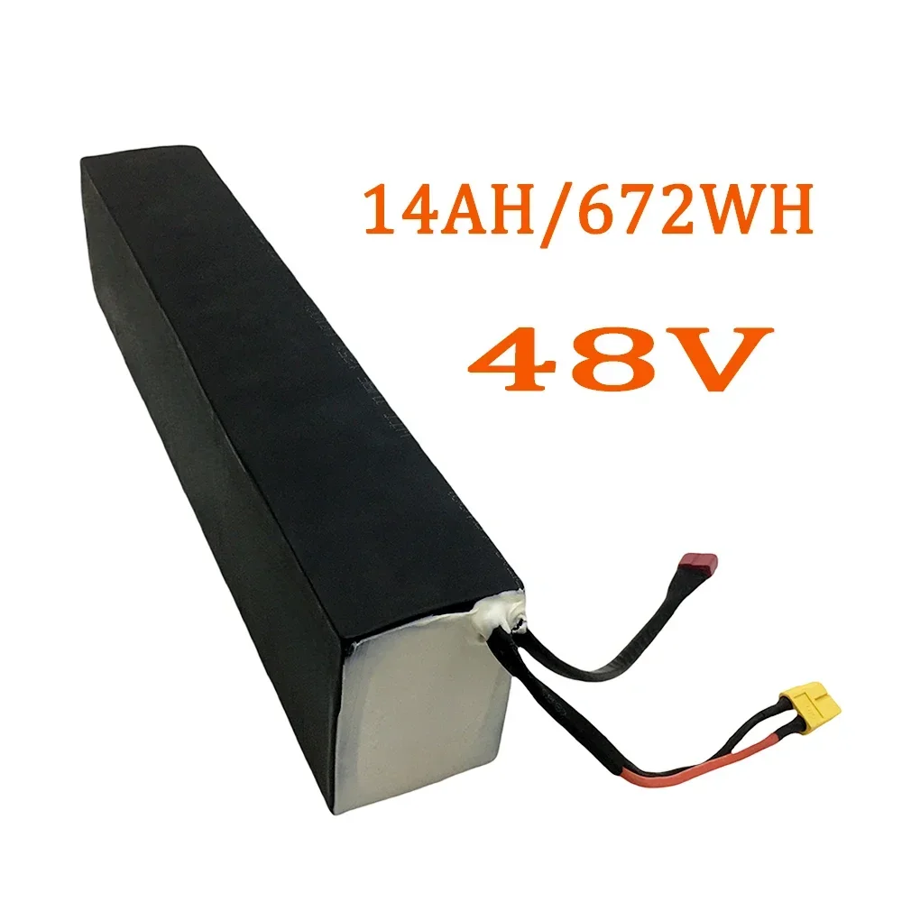 Original 18650 13s4p for Kugoo M4 48V 14000mAh high-power 672Wh Li-ion Battery Pack M4 Electric Scooter Battery Built in BMS