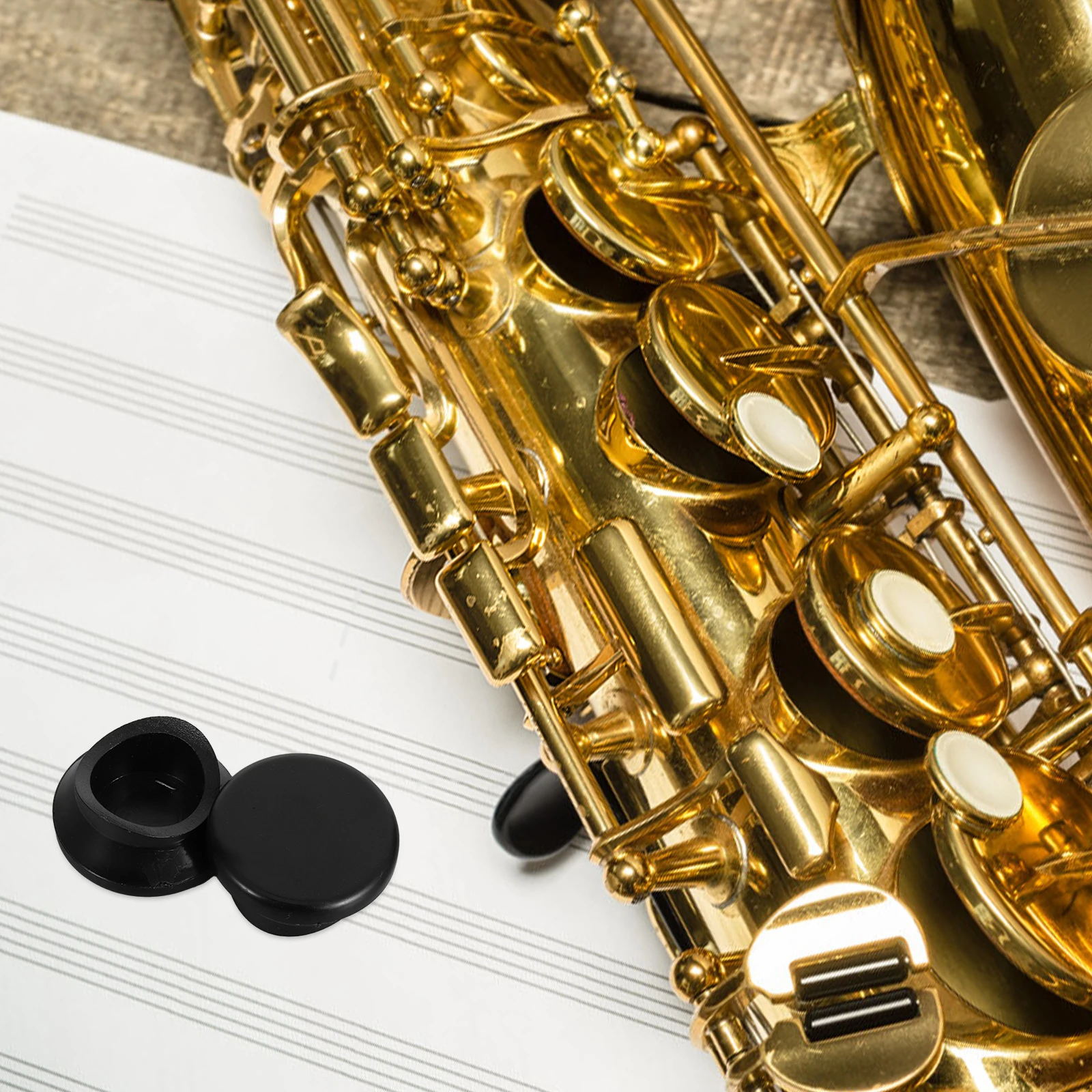 

2 Pcs Saxophone Accessories Universal Thumb Rest Cushion Button Silica Gel Silicone Cover Cushions for