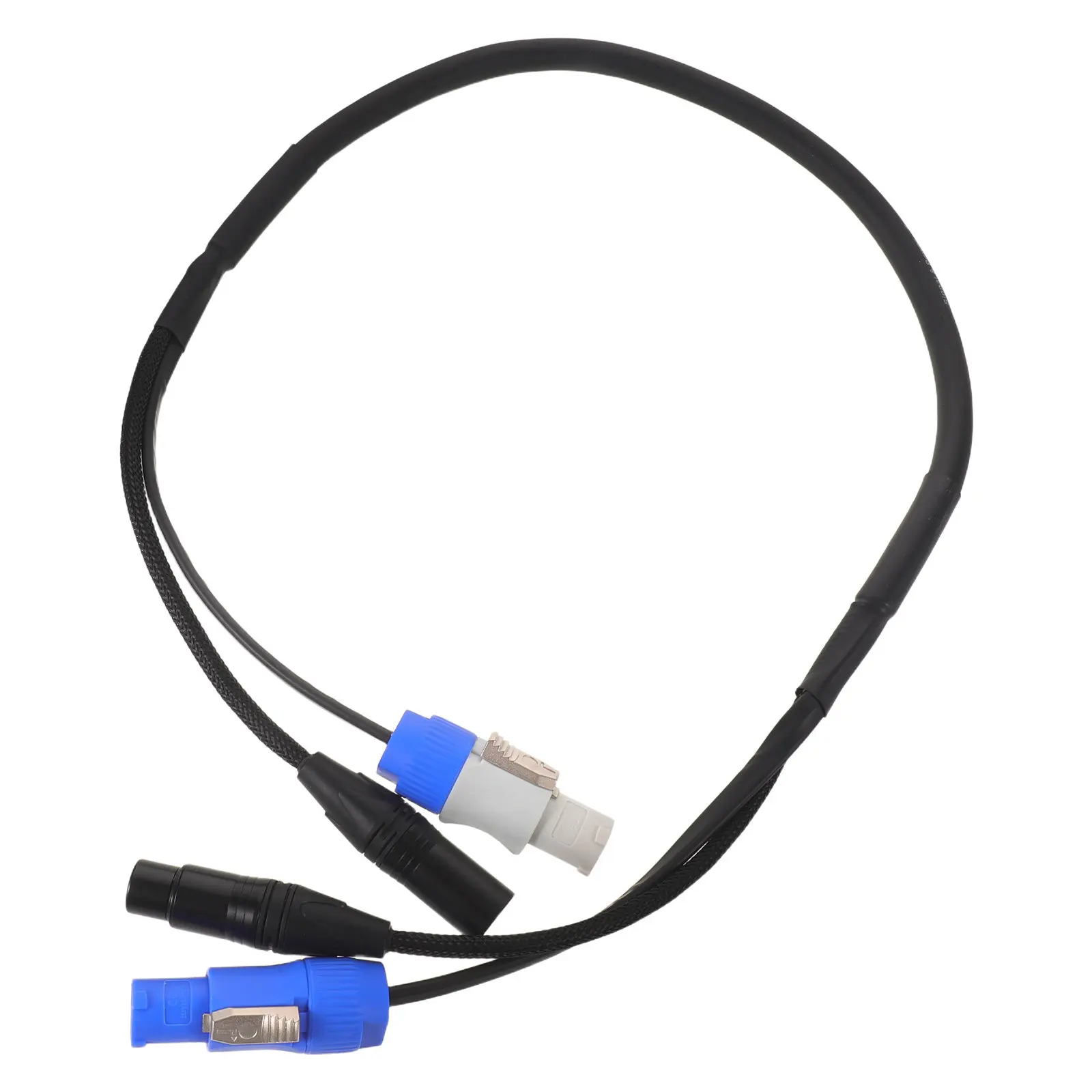 1M Powercon Stage Light Power Cable Heavy-Duty Flexible Theater Lighting Wire with Quick-Connect 3-Pin Connector for Concert LED