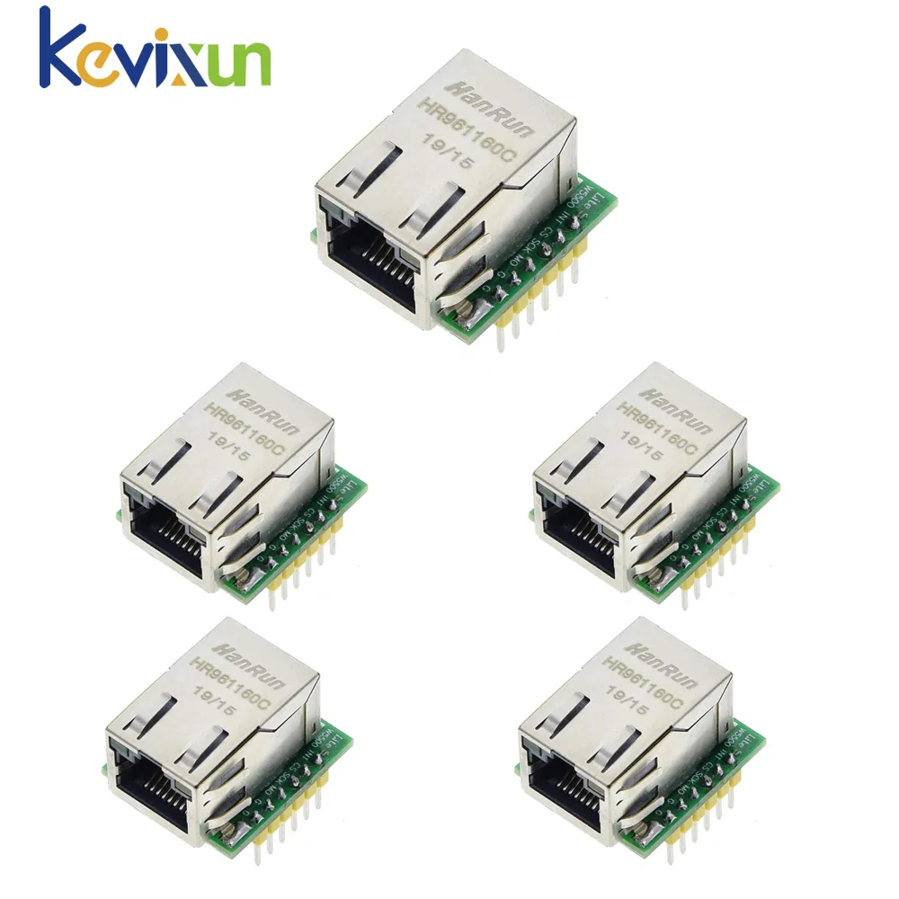 1/3/5PCS W5500 Module TCP/IP Ethernet Module Compatible with WIZ820io Network Interface RC5 IoT for Arduino