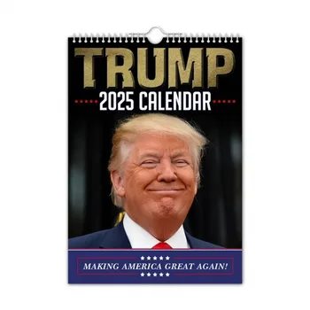 Calendrier mural 2025 Calendrier mural drôle Trump