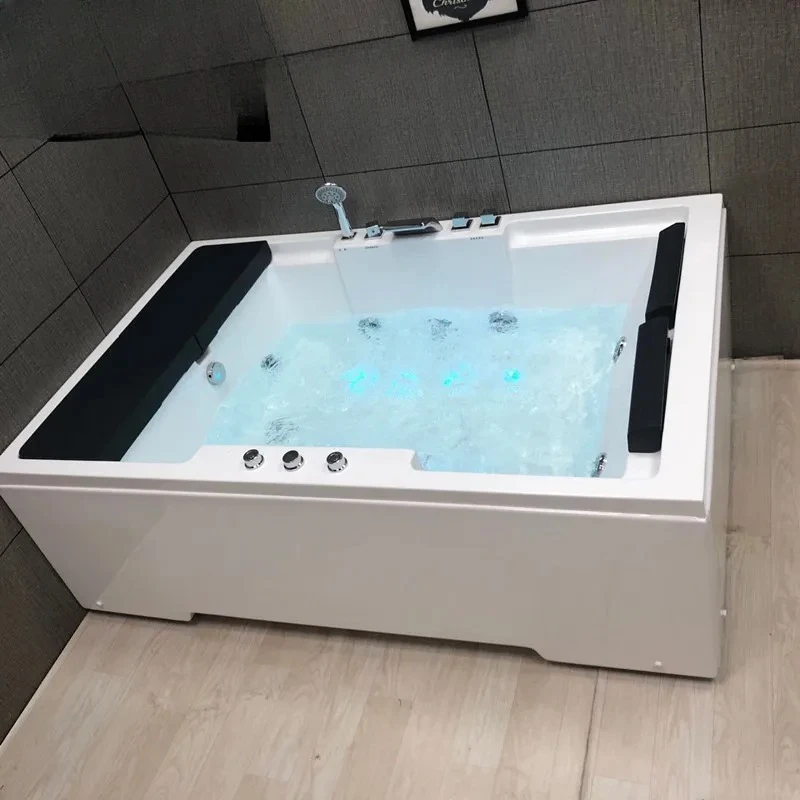 Freestanding Bathtub, Acrylic Constant Temp, Massage Tub, Double Surf Jet, Spa Tub, Light Luxury Custom Hotel Sanitary Ware