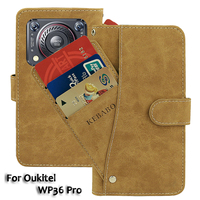 Vintage Leather Wallet Oukitel WP36 Pro Case 6.52\