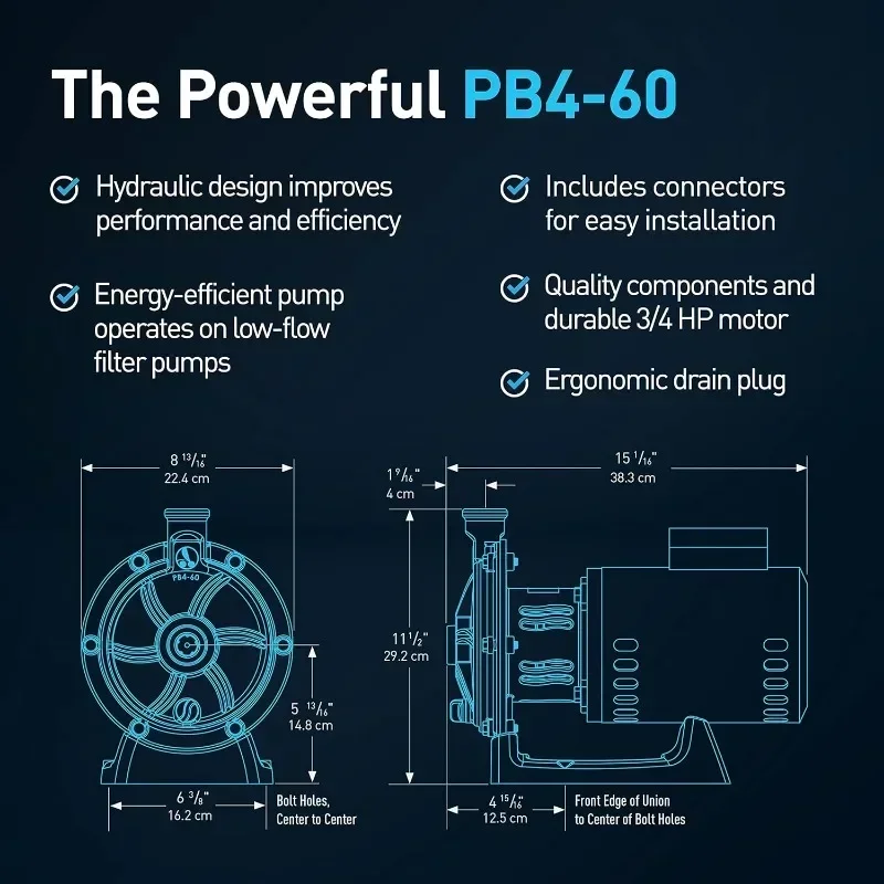Authenticity guarantee.Polaris PB4-60 Booster Pump with 60-Hertz Motor.Fully upgraded.HOME image 3