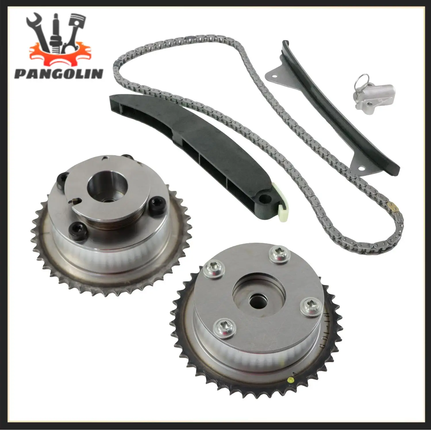 

G4NC Engine Timing Chain Kit w/Camshaft Sprocket 24321-2E200 For Hyundai Elantra Sonata Tucson Kia Forte Optima Soul 2.0L G4NC