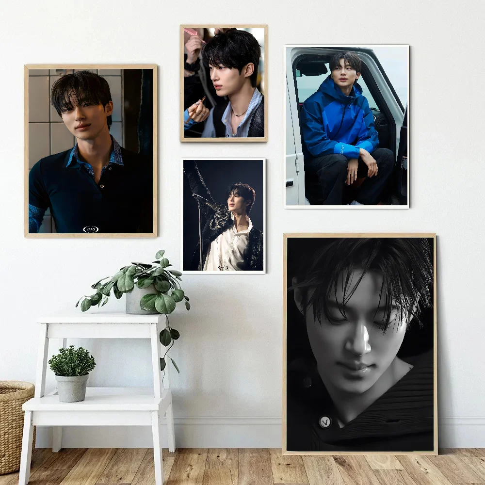 Byeon Woo-seok Korea Self-adhesive Art Poster Whitepaper Prints Posters Artwork Home Decor