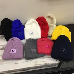 Winter Hat Unisex Warm Knitted Hat 21 Colors  Solid Color Real Ance Cashmere Beanie for Autumn and Winter Thickened Wool